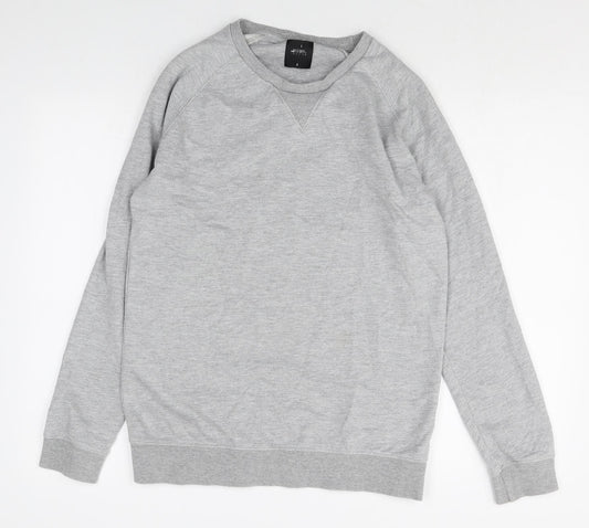 Burton Mens Grey Cotton Pullover Sweatshirt Size S