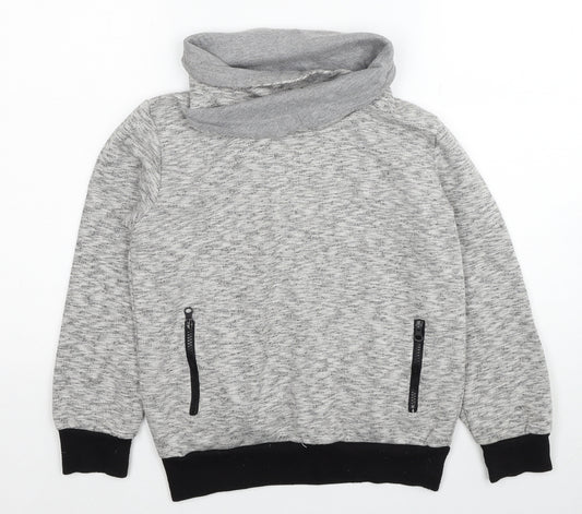 Primark Boys Grey Cotton Pullover Sweatshirt Size 10-11 Years Pullover