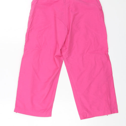 team adventure Womens Pink Cotton Bermuda Shorts Size S L18 in Regular Drawstring