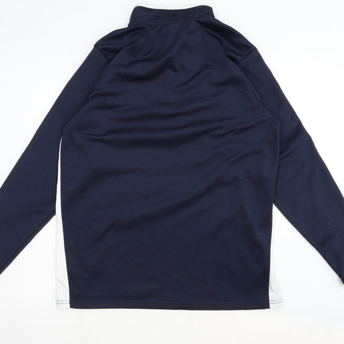 Aptus Mens Blue Cotton Pullover Sweatshirt Size M