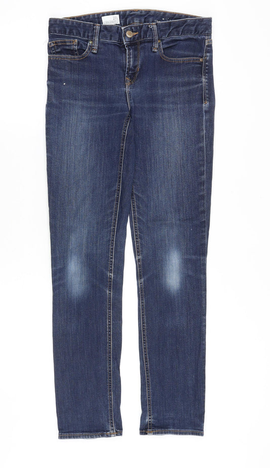Gap Mens Blue Cotton Skinny Jeans Size 27 in Regular Zip