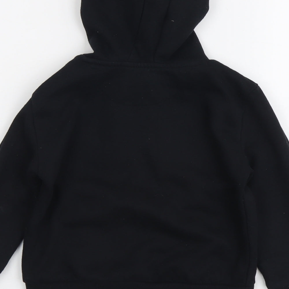 Primark Boys Black Cotton Pullover Hoodie Size 4-5 Years Pullover - Born 2 Skate