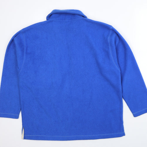 Great Plains Mens Blue Polyester Pullover Sweatshirt Size S