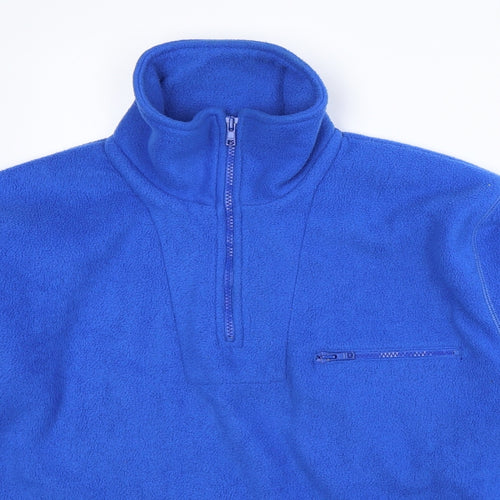 Great Plains Mens Blue Polyester Pullover Sweatshirt Size S