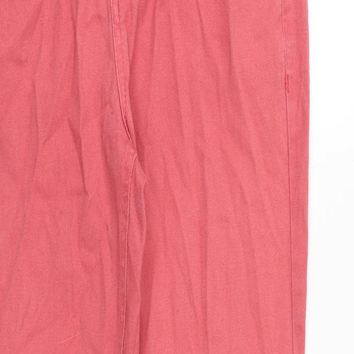 Denim 24/7 Womens Pink Cotton Skinny Jeans Size 10 Regular Zip