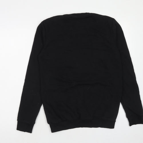 KENZO Mens Black Cotton Pullover Sweatshirt Size S - Lion Kenzo Paris