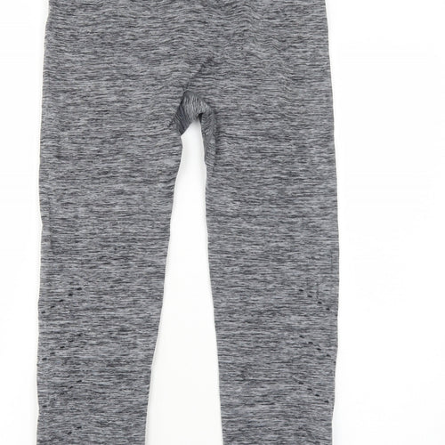 Primark Womens Grey Polyamide Compression Leggings Size M Regular Pullover - Cropped