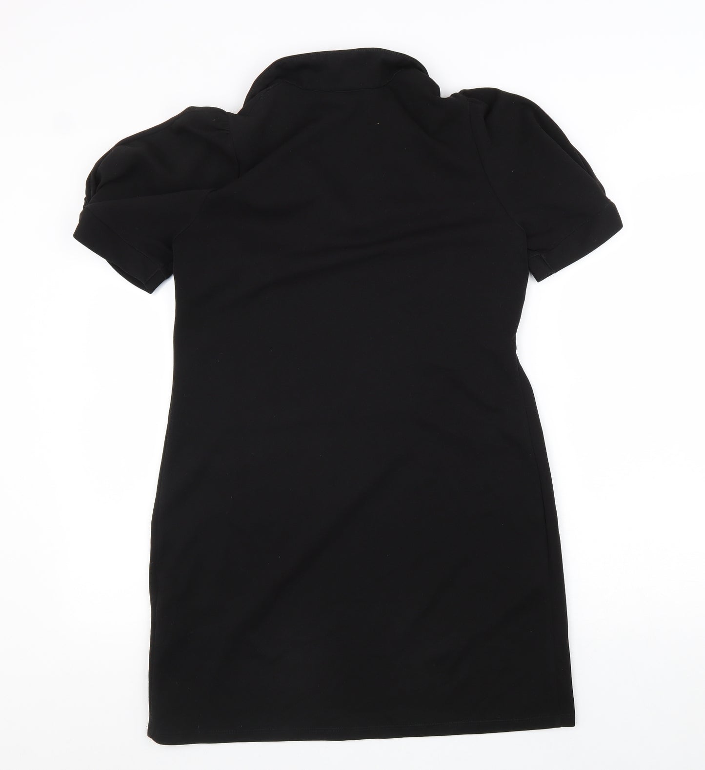 NAF NAF Womens Black Polyester A-Line Size S V-Neck Pullover