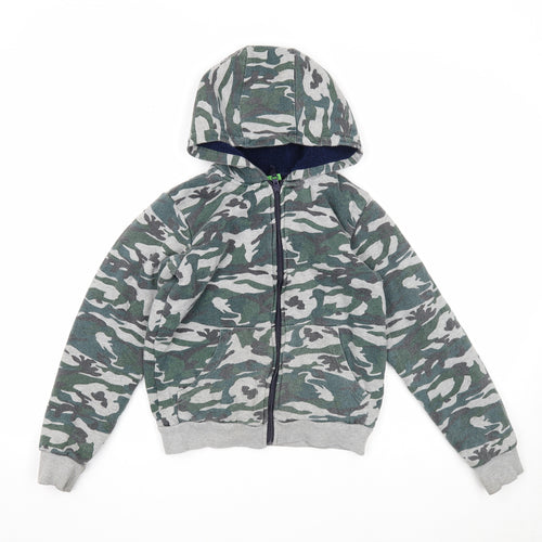 Mountain Warehouse Boys Multicoloured Camouflage Jacket Size 11-12 Years Zip