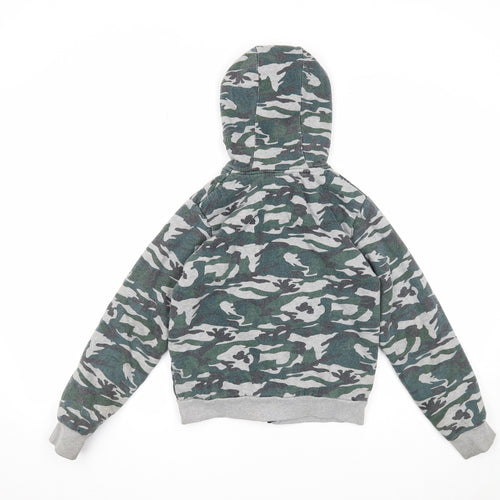 Mountain Warehouse Boys Multicoloured Camouflage Jacket Size 11-12 Years Zip