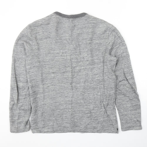 Gap Mens Grey Cotton Pullover Sweatshirt Size XS - Henley