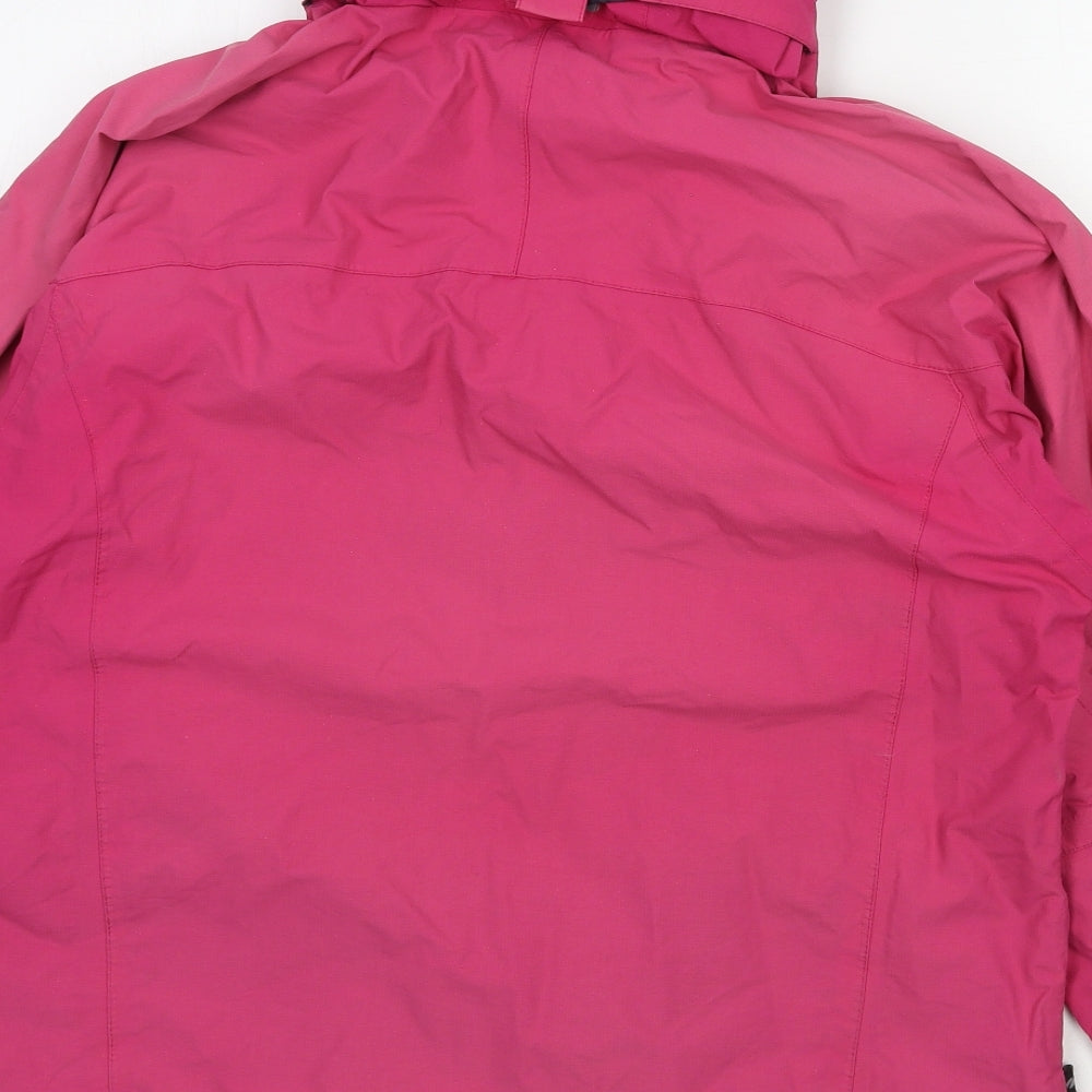 Mountain Life Womens Pink Jacket Size 12 Zip