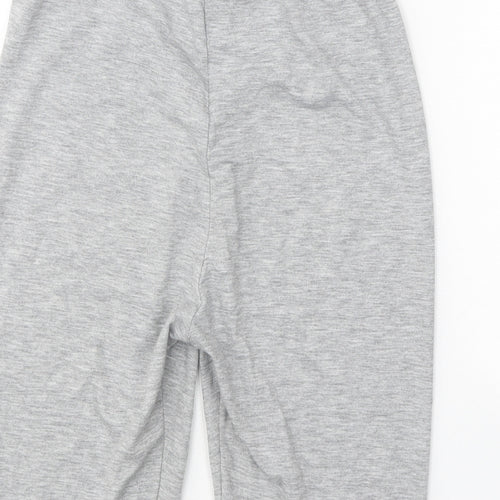 PRETTYLITTLETHING Womens Grey Viscose Sweat Shorts Size 10 Regular Pull On