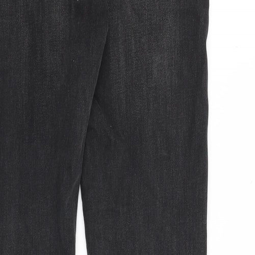 Topman Mens Black Cotton Skinny Jeans Size 30 in Slim Button
