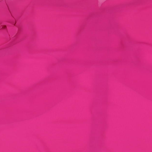Fashion Nova Womens Pink Polyester Basic Blouse Size 18 Round Neck