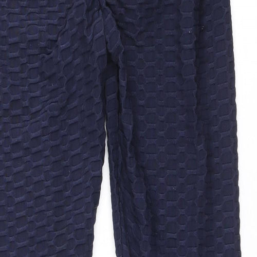 Preworn Womens Blue Polyester Compression Leggings Size S Regular Pullover