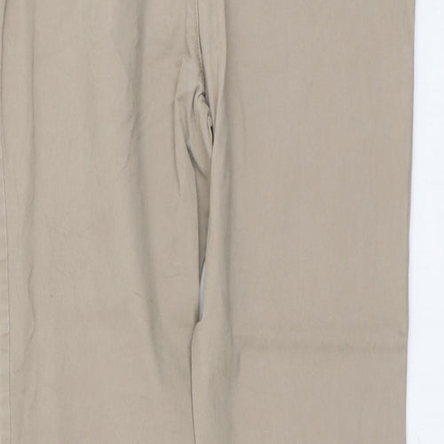 bonprix Womens Beige Cotton Jegging Jeans Size 18 L28 in Regular