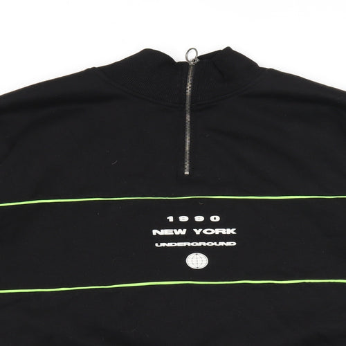 Primark Mens Black Polyester Pullover Sweatshirt Size XL - New York Underground