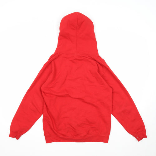 Just Hoods Boys Red Cotton Pullover Hoodie Size 12-13 Years Pullover - This is my Christmas Jumper