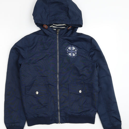 La Redoute Boys Blue Bomber Jacket Jacket Size 12 Years Zip