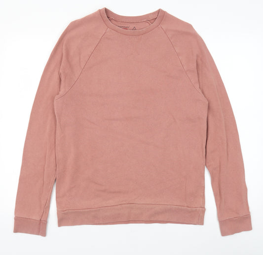 Topman Mens Brown Cotton Pullover Sweatshirt Size S