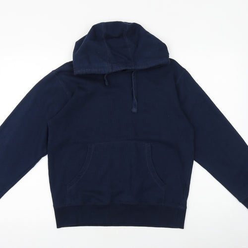 Store twenty one Mens Blue Cotton Pullover Hoodie Size S