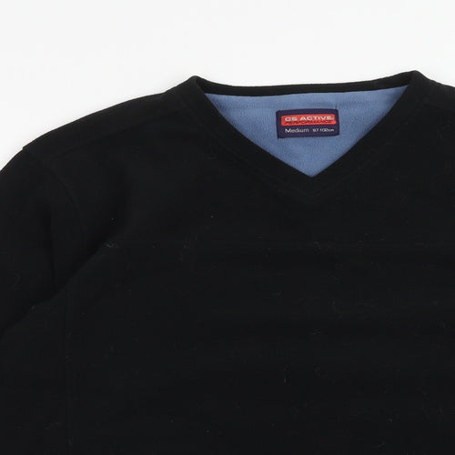 CS Active Mens Black Polyester Pullover Sweatshirt Size M