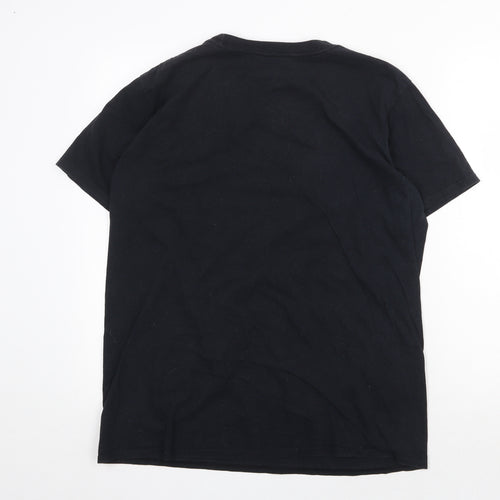 Bolongaro Trevor Mens Black Cotton T-Shirt Size L Round Neck