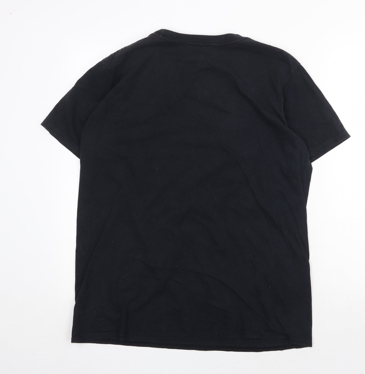 Bolongaro Trevor Mens Black Cotton T-Shirt Size L Round Neck