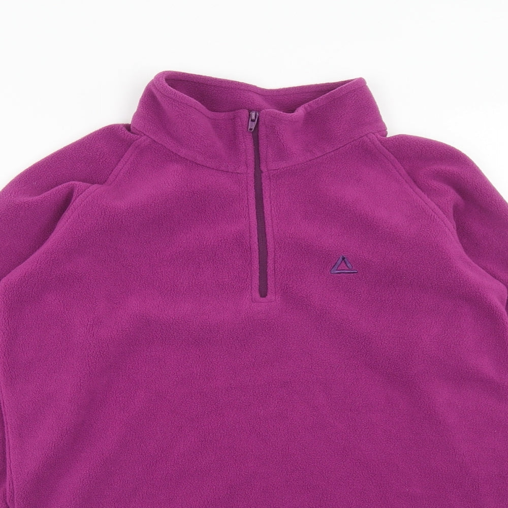 Dare 2B Womens Purple Polyester Pullover Sweatshirt Size S Zip