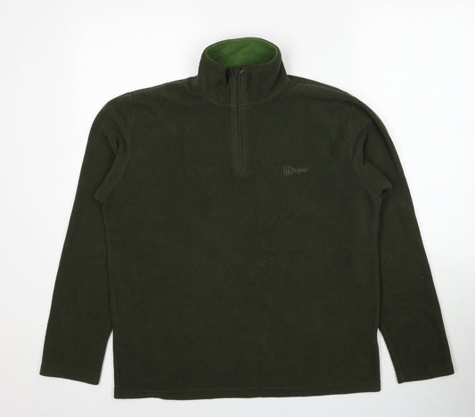 Hi Gear Mens Green Polyester Pullover Sweatshirt Size S