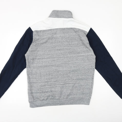 PEP&CO Mens Grey Cotton Pullover Sweatshirt Size M