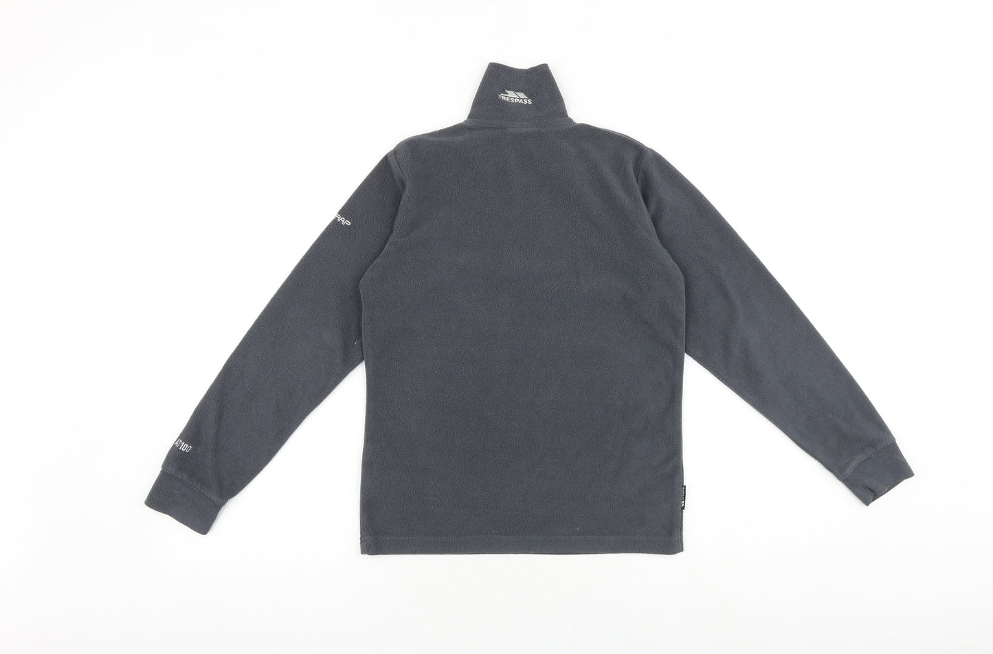 Trespass Girls Grey Polyester Pullover Sweatshirt Size 9-10 Years Zip