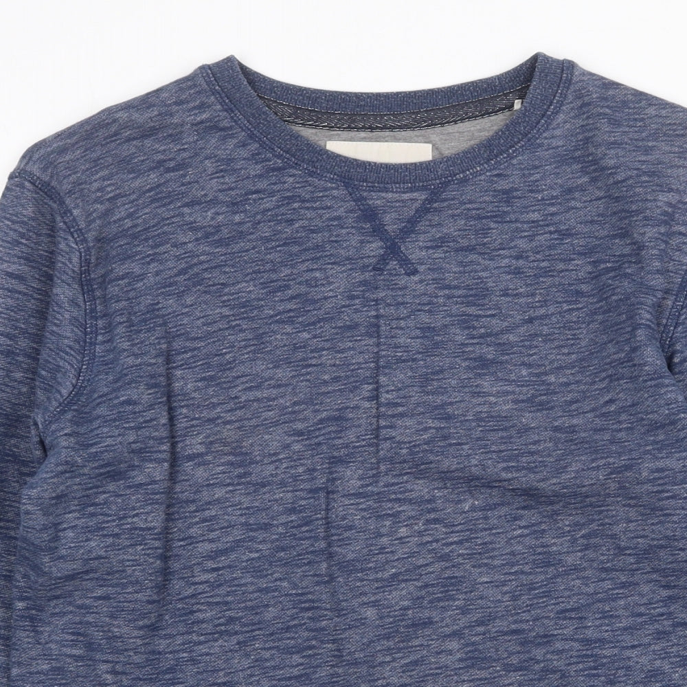EDC Mens Blue Cotton Pullover Sweatshirt Size S