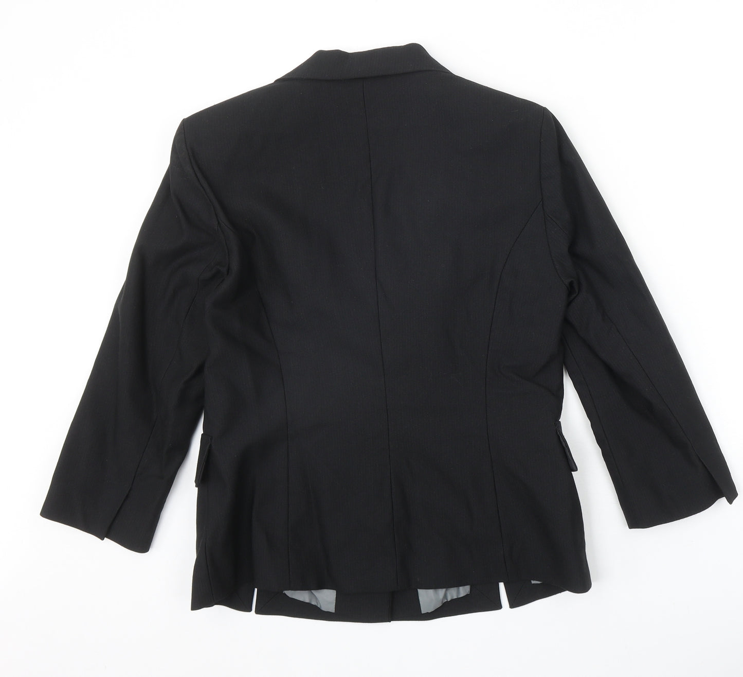 Kappahl Womens Black Polyester Jacket Blazer Size 12