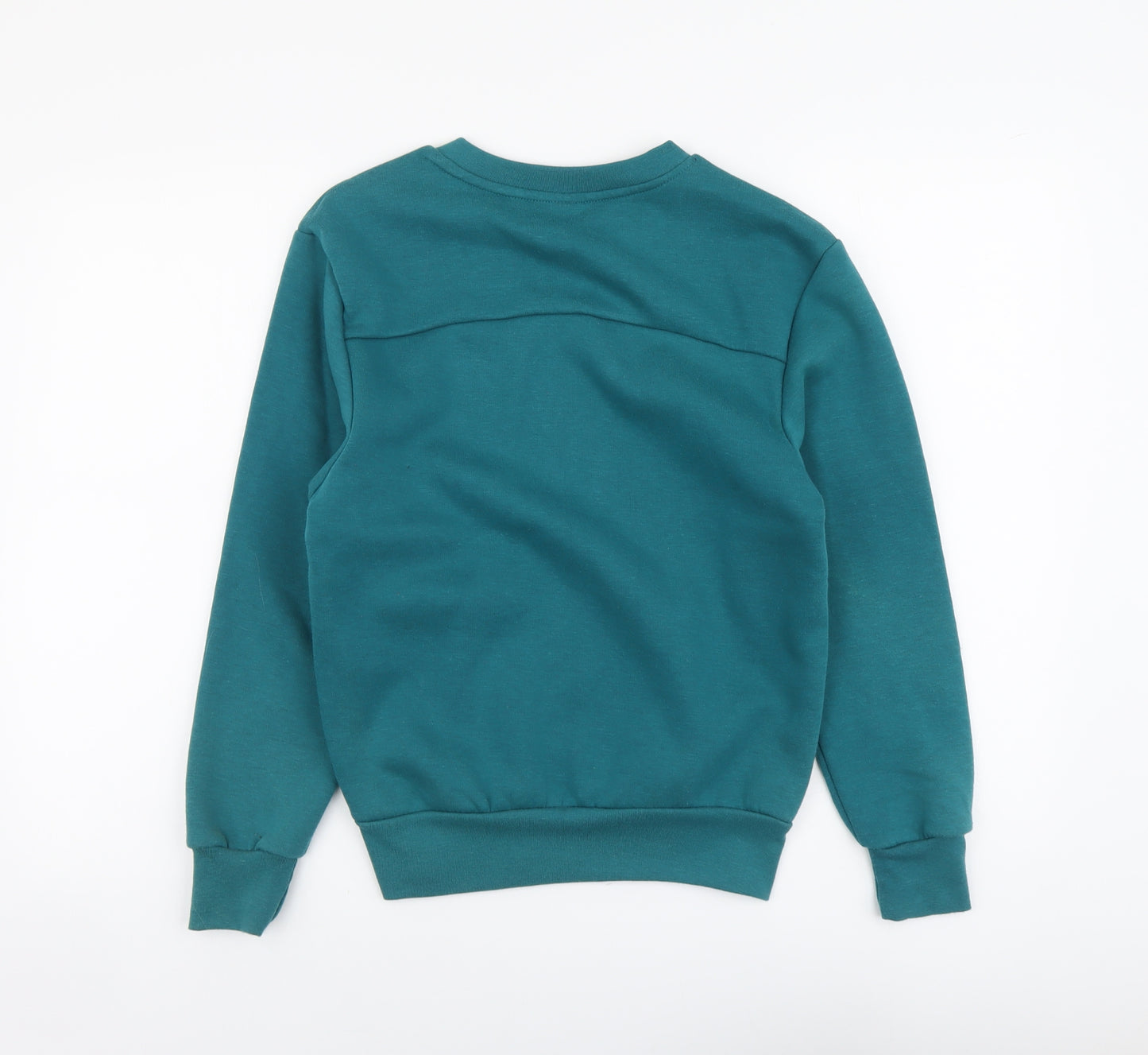 Slazenger Boys Green Polyester Pullover Sweatshirt Size 9-10 Years Pullover