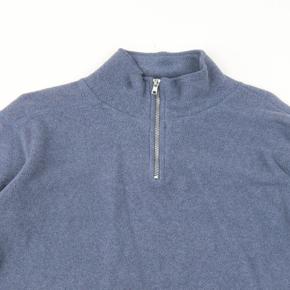 NL Active Mens Blue Polyester Pullover Sweatshirt Size S