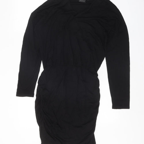 b.young Womens Black Viscose A-Line Size L V-Neck Pullover