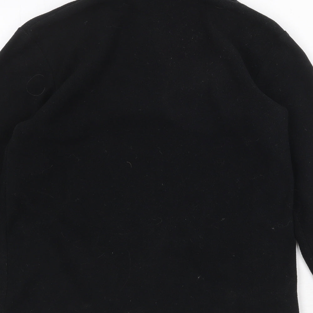 Freedom Trail Boys Black Polyester Pullover Sweatshirt Size 11-12 Years Zip