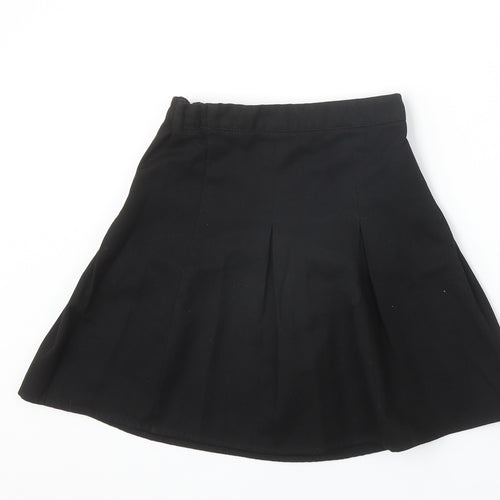 George Girls Black Polyester Tulip Skirt Size 6-7 Years Regular Pull On