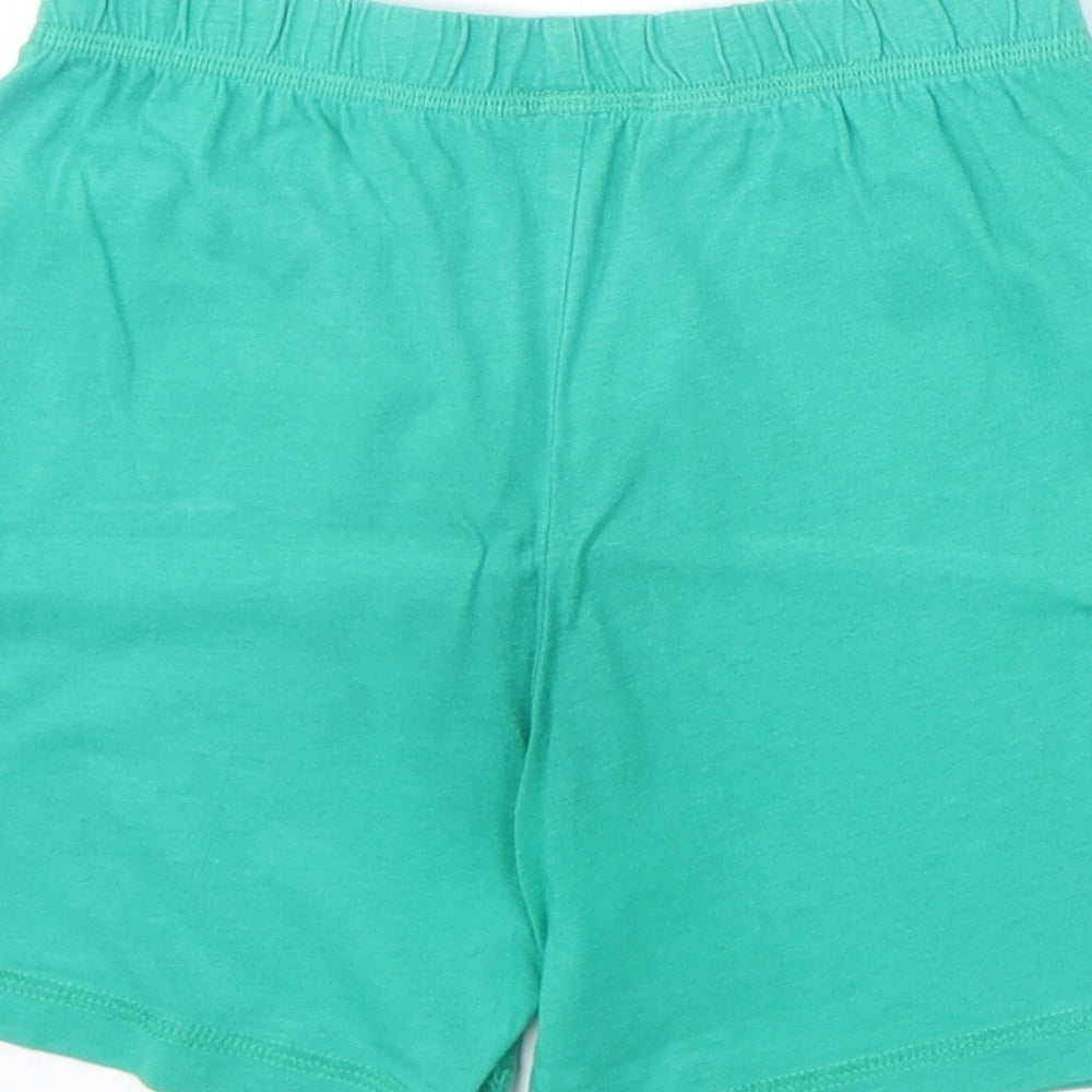George Boys Green 100% Cotton Sweat Shorts Size 5-6 Years Regular