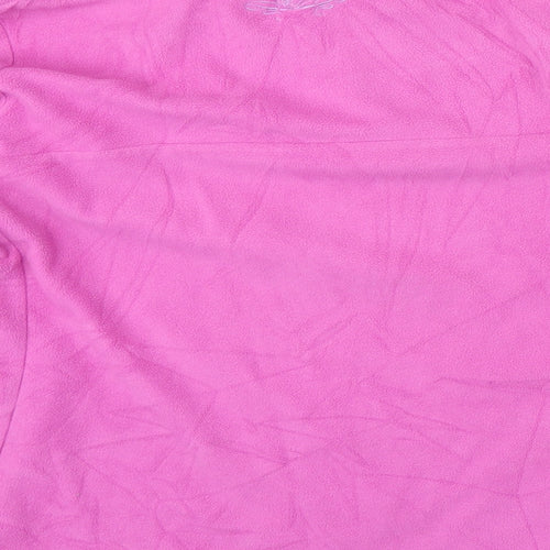 Protest Womens Pink Polyester Pullover Sweatshirt Size 10 Zip