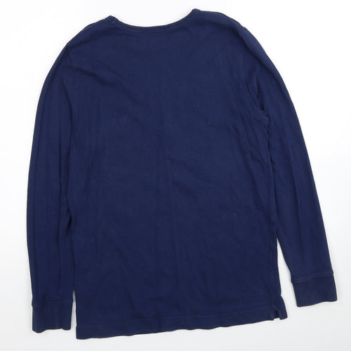 H&M Boys Blue Cotton Pullover Sweatshirt Size 12-13 Years Pullover - BRKLN 58, Age 12-14