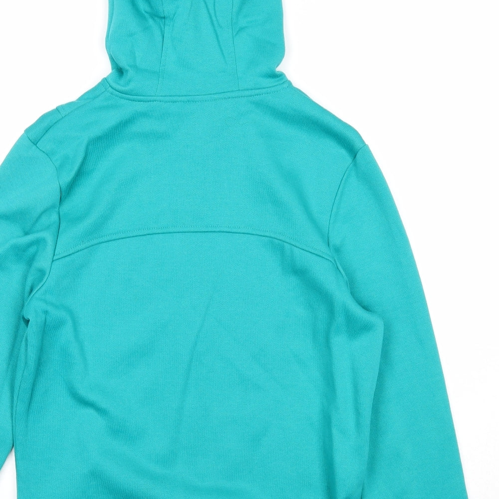 LA Gear Womens Green Polyester Full Zip Hoodie Size 10 Zip