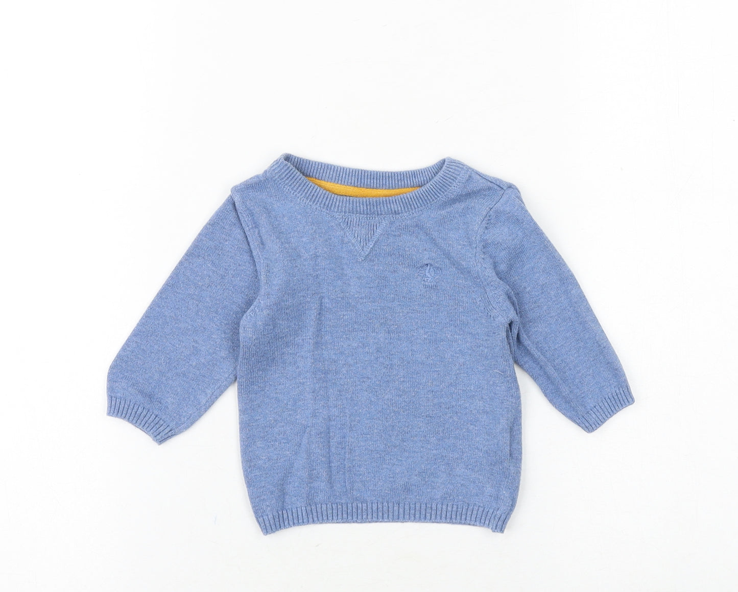 NEXT Baby Blue 100% Cotton Pullover Jumper Size 3-6 Months Pullover