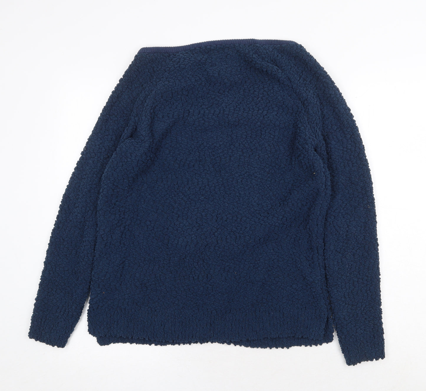 Lee Cooper Womens Blue V-Neck Polyester Pullover Jumper Size 10