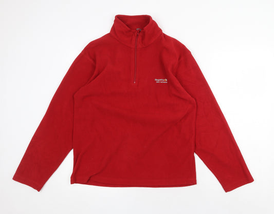 Regatta Mens Red Polyester Pullover Sweatshirt Size S