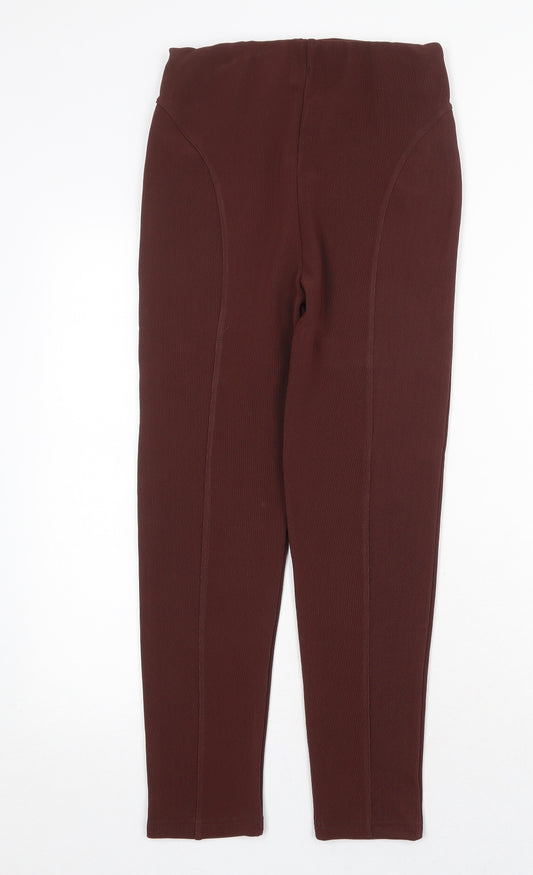 Only by Dupon Womens Brown Polyester Compression Leggings Size M Regular Pullover