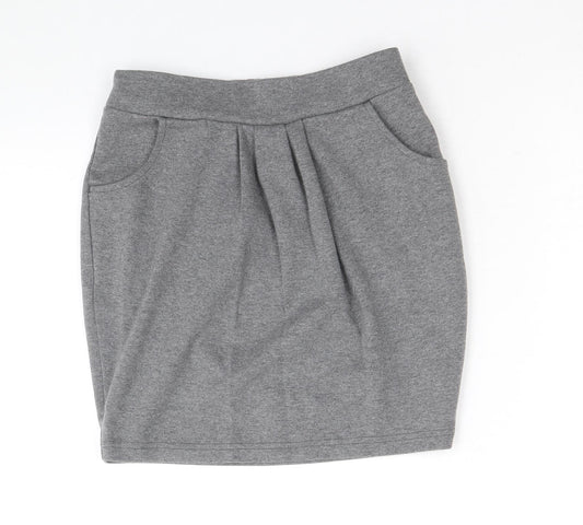 Very Girls Grey Polyester Tulip Skirt Size 11-12 Years Regular Pull On