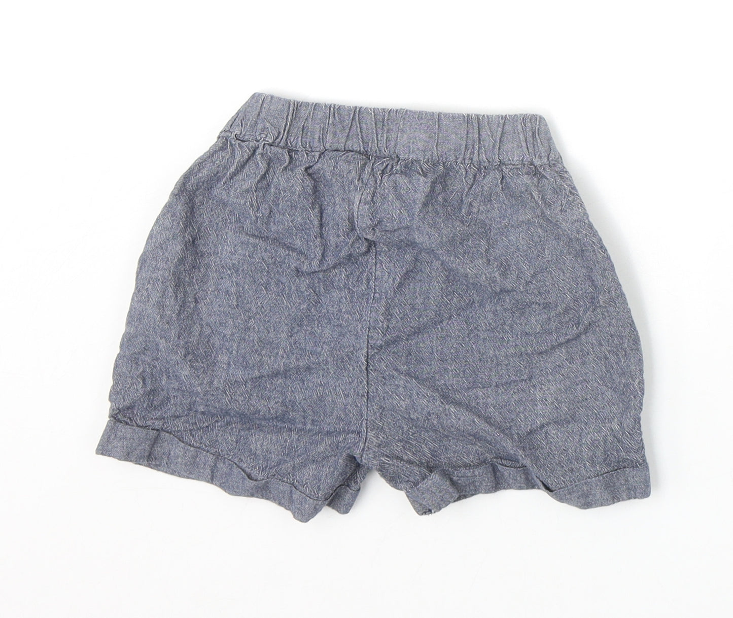 George Boys Blue 100% Cotton Chino Shorts Size 2-3 Years Regular